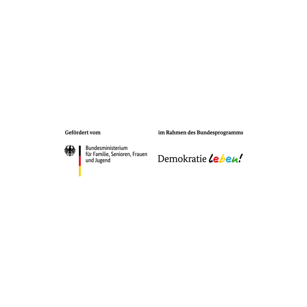 Logo BMFSFJ_mit Förderzusatz Demokratie leben